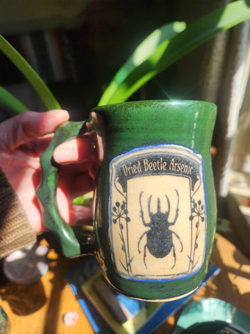 "Dried Beetle Arsenic" Ceramic Mug