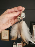 Picture Jasper Feather Earrings
