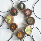 Woodland Window Acorn Cap Necklace Series (8 Options)