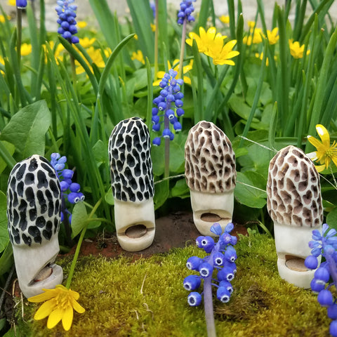 Morel Mushroom Antler Whistle